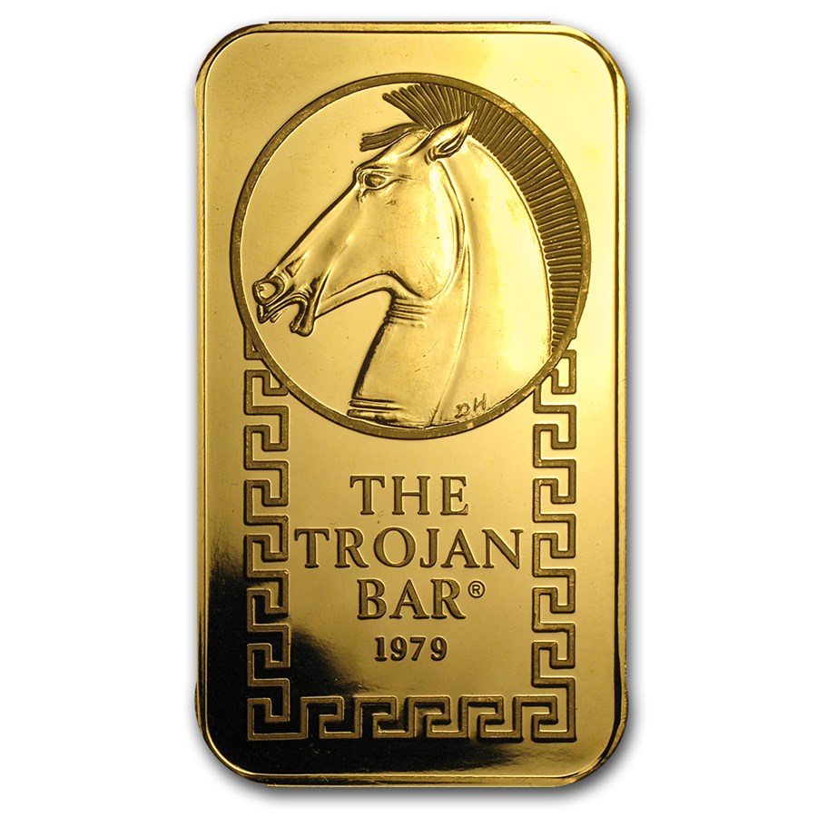 1 oz Gold Bar - Johnson Matthey (Trojan Horse) 1979 - Bullion Mart
