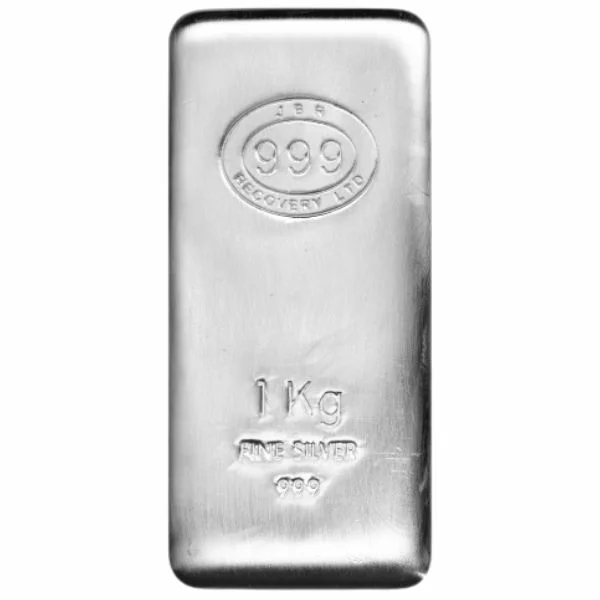 1 Kilo JBR Recovery Cast Silver Bar