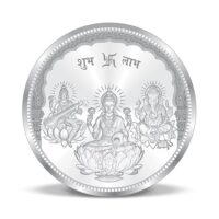 Diwali munt Diwali Pooja Lakshmi munten Maa Laxmi en Ganesh Ji 999 Pure Coin Gift Item voor Diwali 10 Gram