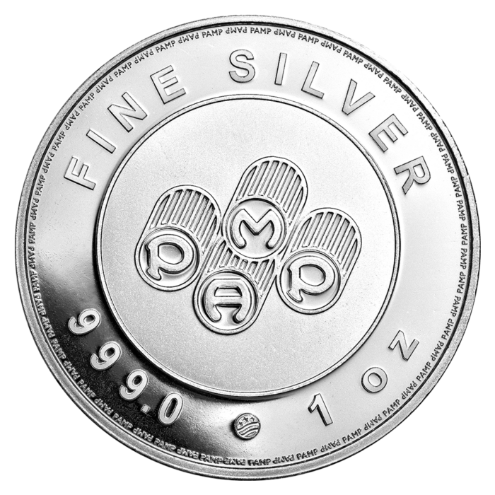 1 OZ SILVER PAMP USA LADY OF LIBERTY ROUND .999 - Image 2