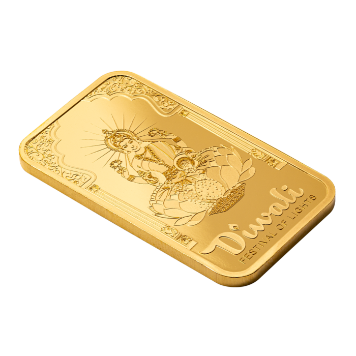 5 Gram PAMP Diwali Peacocks Gold Bar .9999 - Image 8