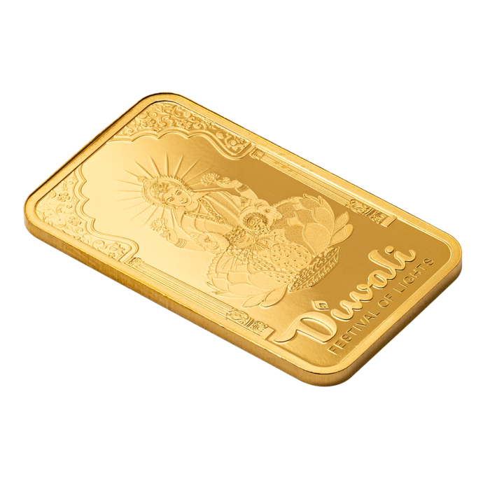 5 Gram PAMP Diwali Peacocks Gold Bar .9999 - Image 5