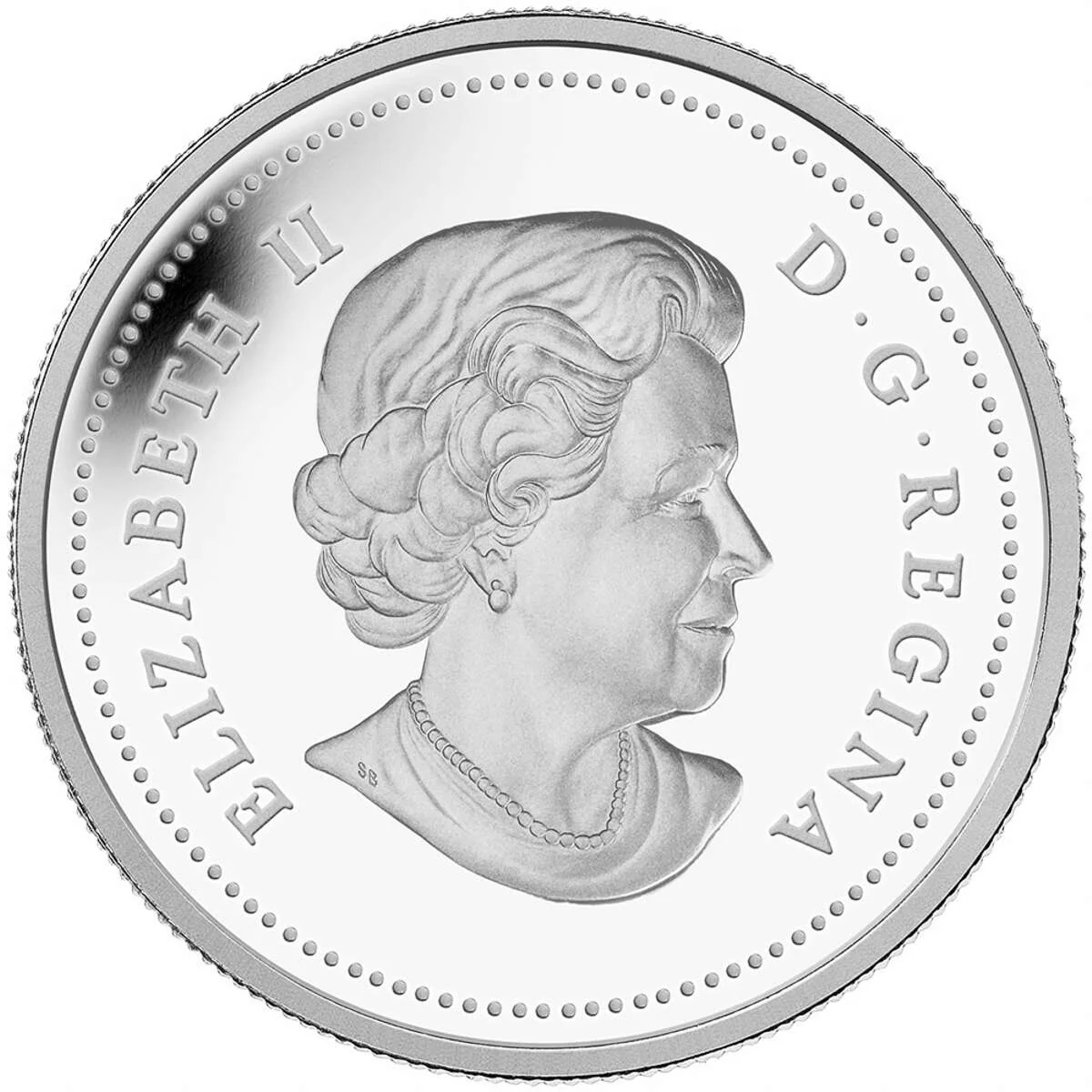 2014 $20 Red Trillium with Crystal Dew Drops - Pure Silver Coin - Image 2