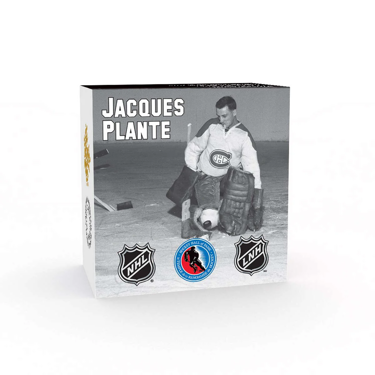 2015 $10 Goalies: Jacques Plante - Pure Silver Coin - Image 4
