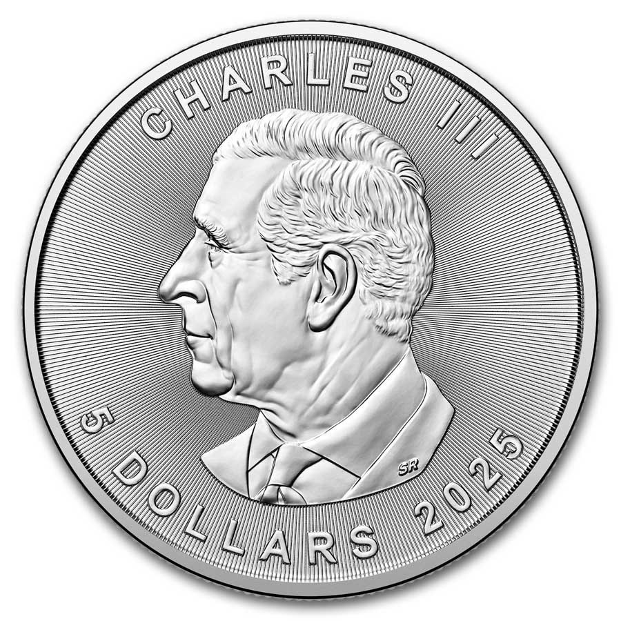 2025 1 oz Silver Maple Leaf BU - Bullion Mart