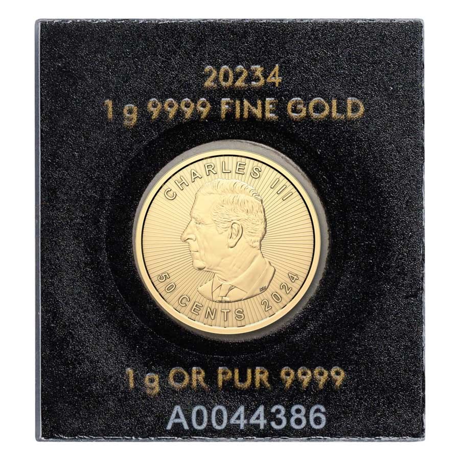 2024 1 gram Gold Maple Leaf (In Assay) - Image 2