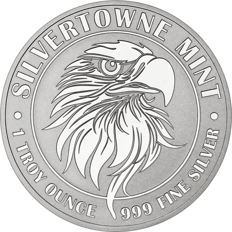 Silvertowne Mighty Eagle 1 oz .999 Silver Round (Secondary Market)