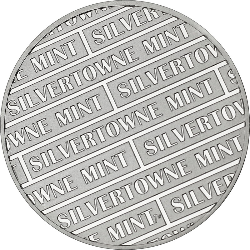 Silvertowne Mighty Eagle 1 oz .999 Silver Round (Secondary Market) - Image 2