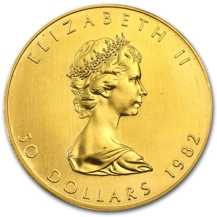 1982 1 oz Canadian Gold Maple Leaf Coin - Image 2