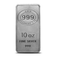 10 oz JBR Silver Bars (Secondary Market) - Bullion Mart