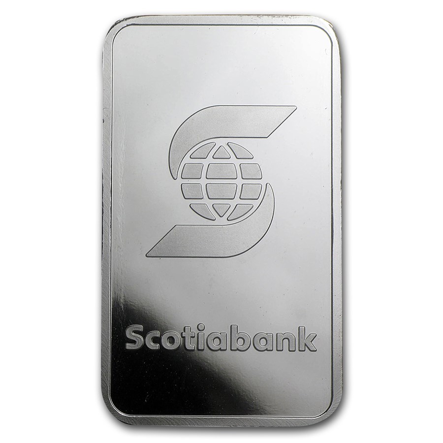 1 oz Platinum Bar - Scotiabank (In Assay) - Image 3