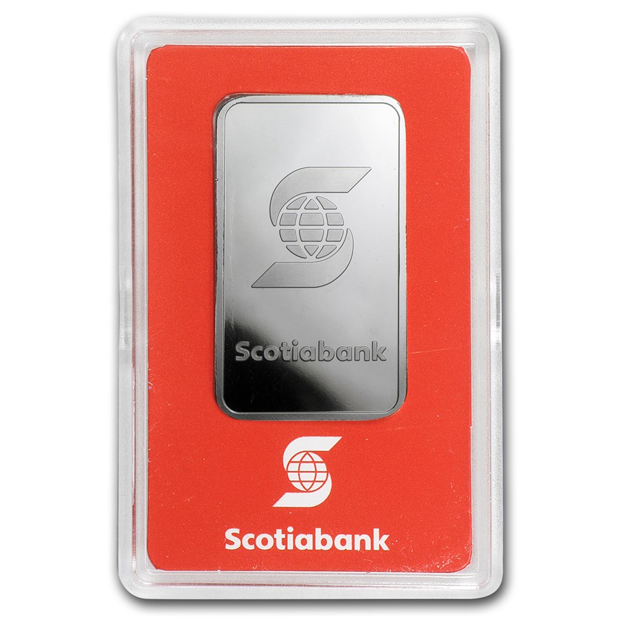 1 oz Platinum Bar - Scotiabank (In Assay)