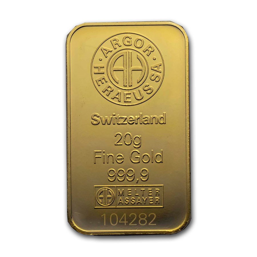 20 gram Gold Bar - Argor-Heraeus (In Assay) - Image 2