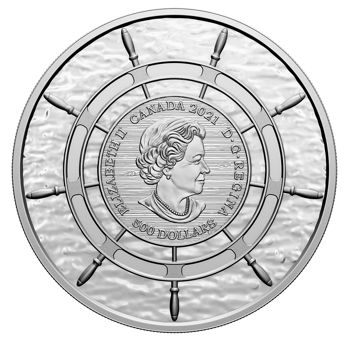 2021 Five Kilogram Pure Silver Coin – Bluenose - Image 2