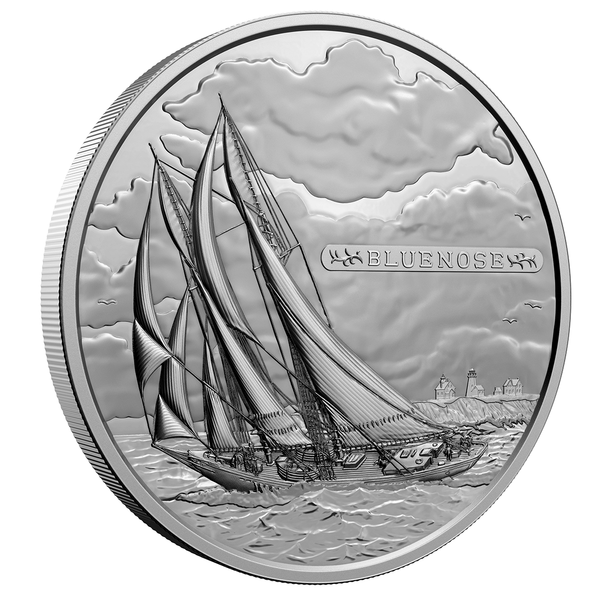 2021 Five Kilogram Pure Silver Coin – Bluenose