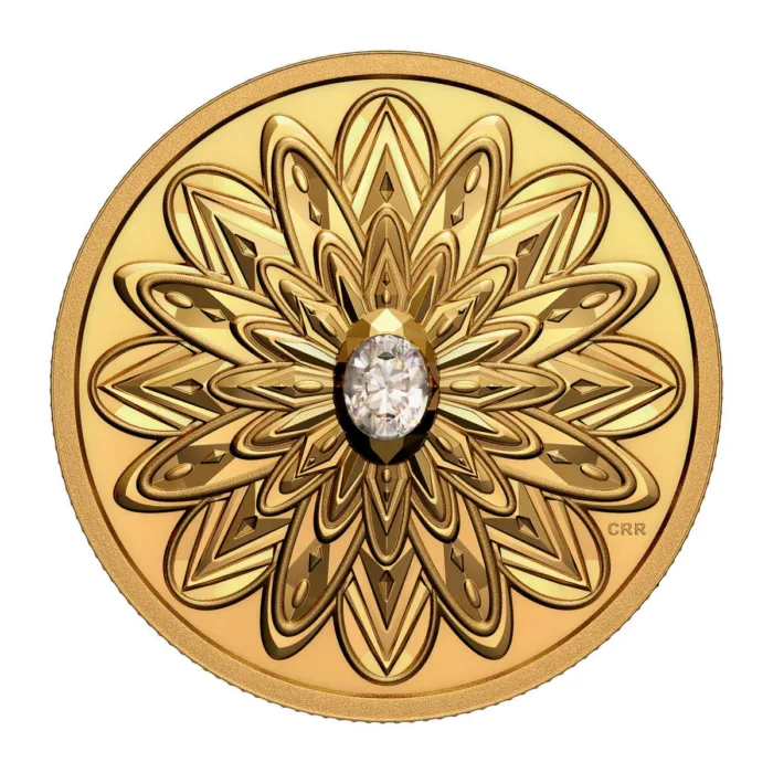 2021 $200 Purely Brilliant Collection: Forevermark Black Label Oval - Pure Gold Coin