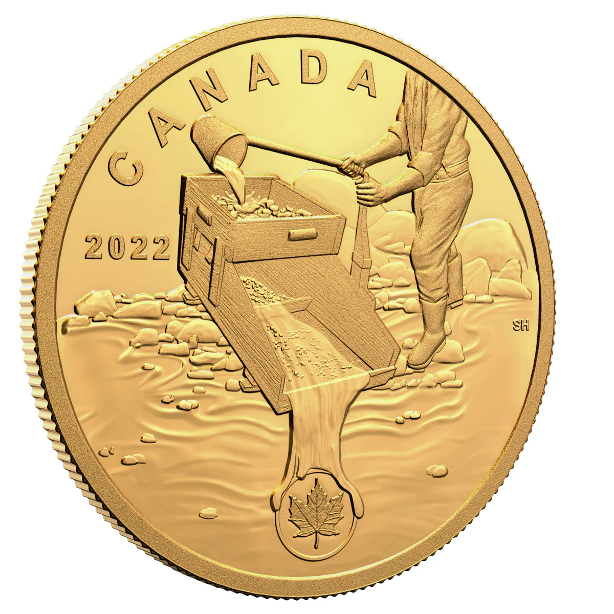 2022 $350 Klondike Gold Rush: Prospecting for Gold - Pure Gold Coin - Image 2