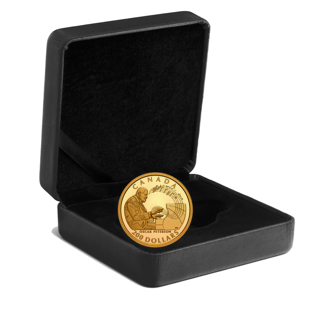 2022 $200 Celebrating Oscar Peterson - Pure Gold Coin - Bullion Mart