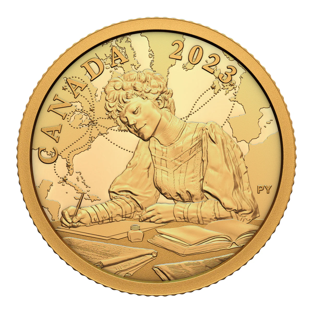 2023 $100 Kathleen "Kit" Coleman: Pioneer Journalist - Pure Gold Coin