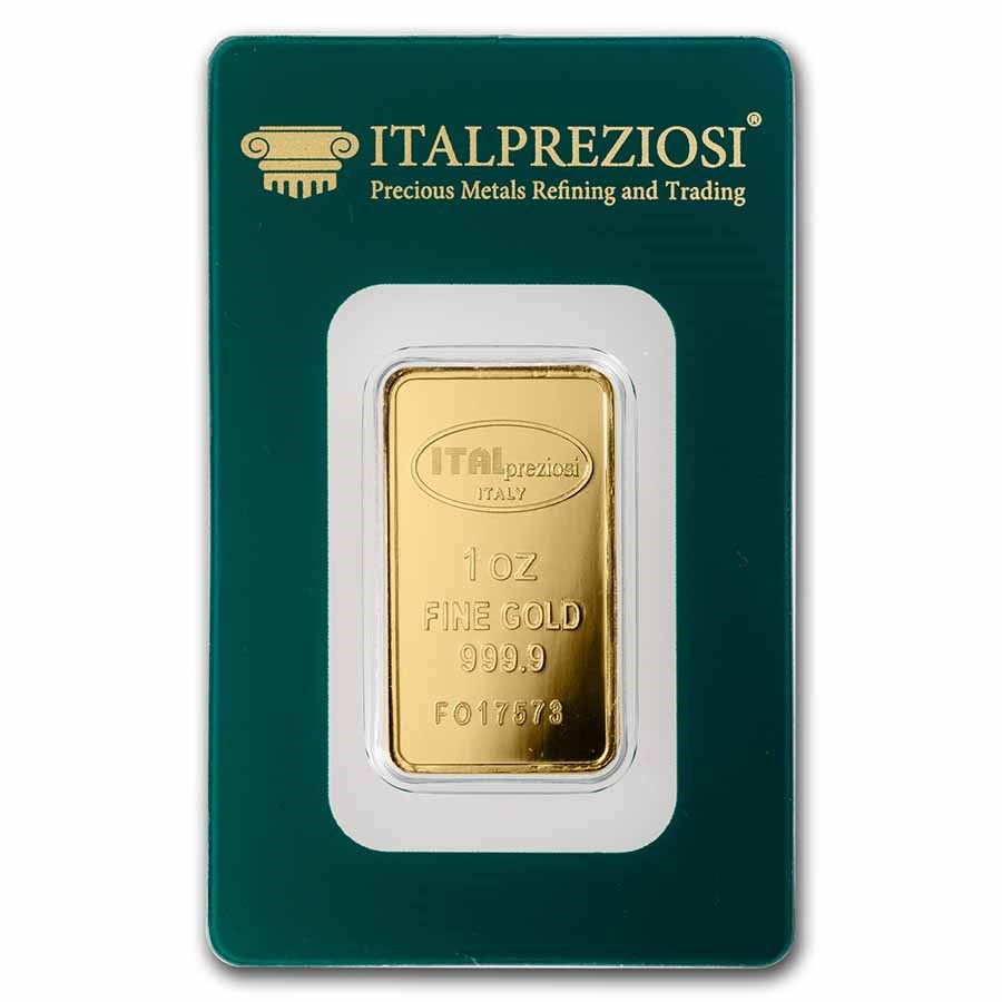 1 oz Gold Bar - Italpreziosi (In Assay) - Bullion Mart