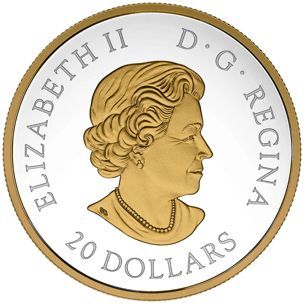 2017 $20 Locomotives Across Canada: The GE ES44AC - Pure Silver Gold-Plated Coin - Image 2