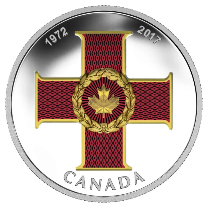 2017 $20 Canadian Honours: Cross of Valour - Pure Silver Coin