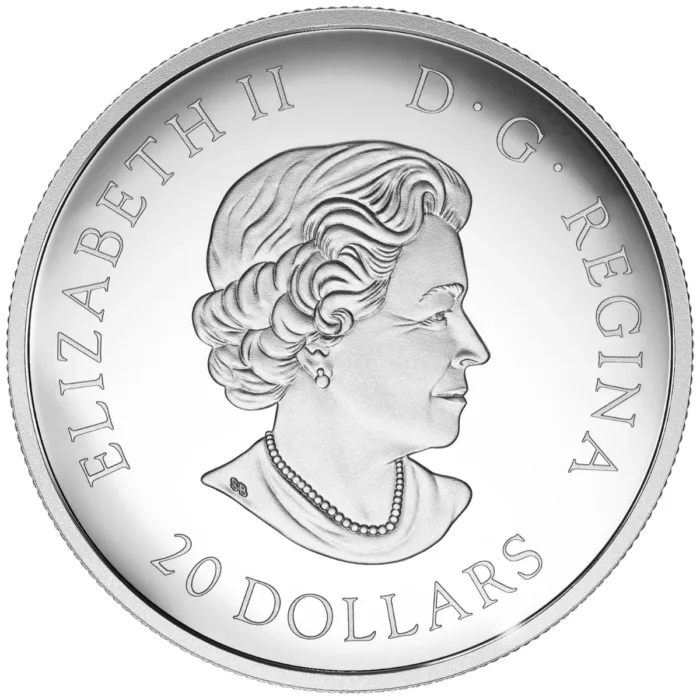 2017 $20 Canadian Honours: Cross of Valour - Pure Silver Coin - Image 2