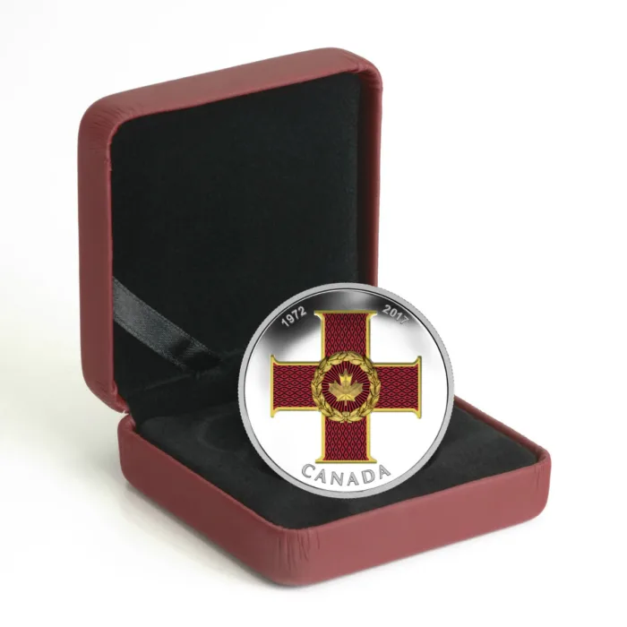 2017 $20 Canadian Honours: Cross of Valour - Pure Silver Coin - Image 3