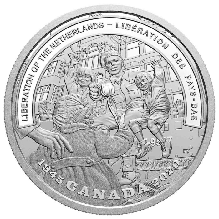 2020 $20 Second World War Battlefront Series: The Liberation of the Netherlands - Pure Silver Coin
