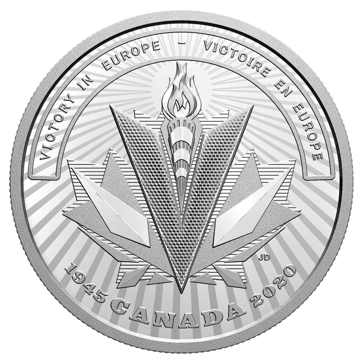 2020 $20 Second World War Battlefront Series: Victory in Europe - Pure Silver Coin
