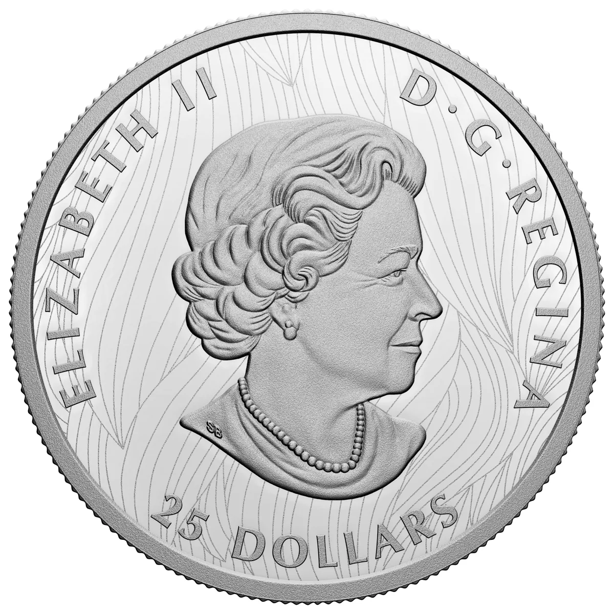 2022 $25 Timber Wolf - Pure Silver Coin - Image 2