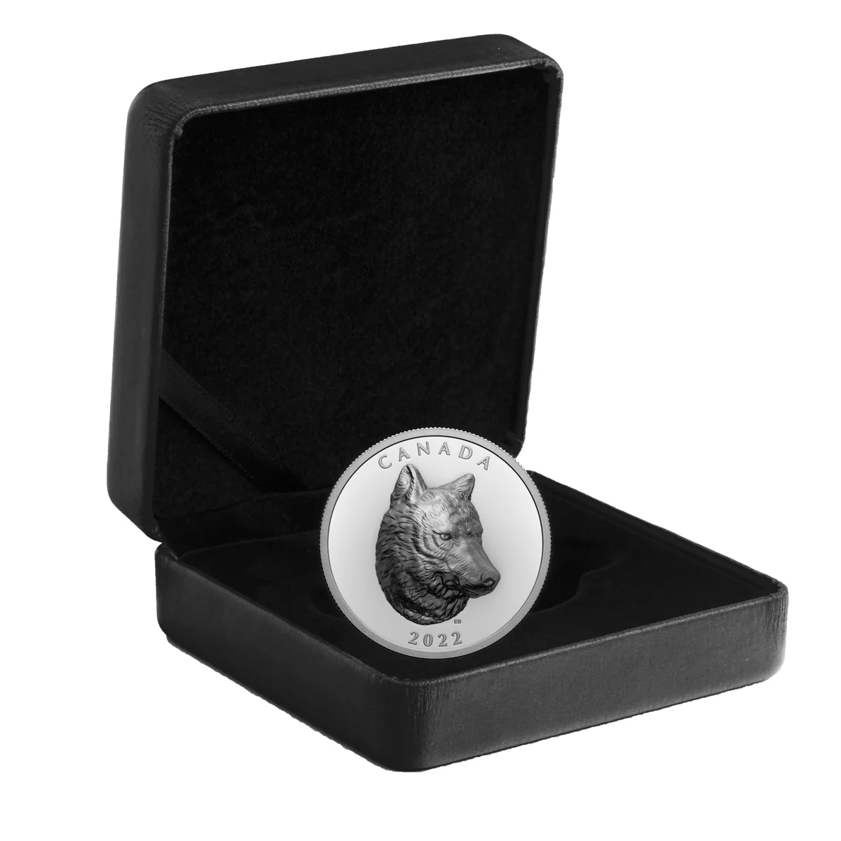 2022 $25 Timber Wolf - Pure Silver Coin - Image 6