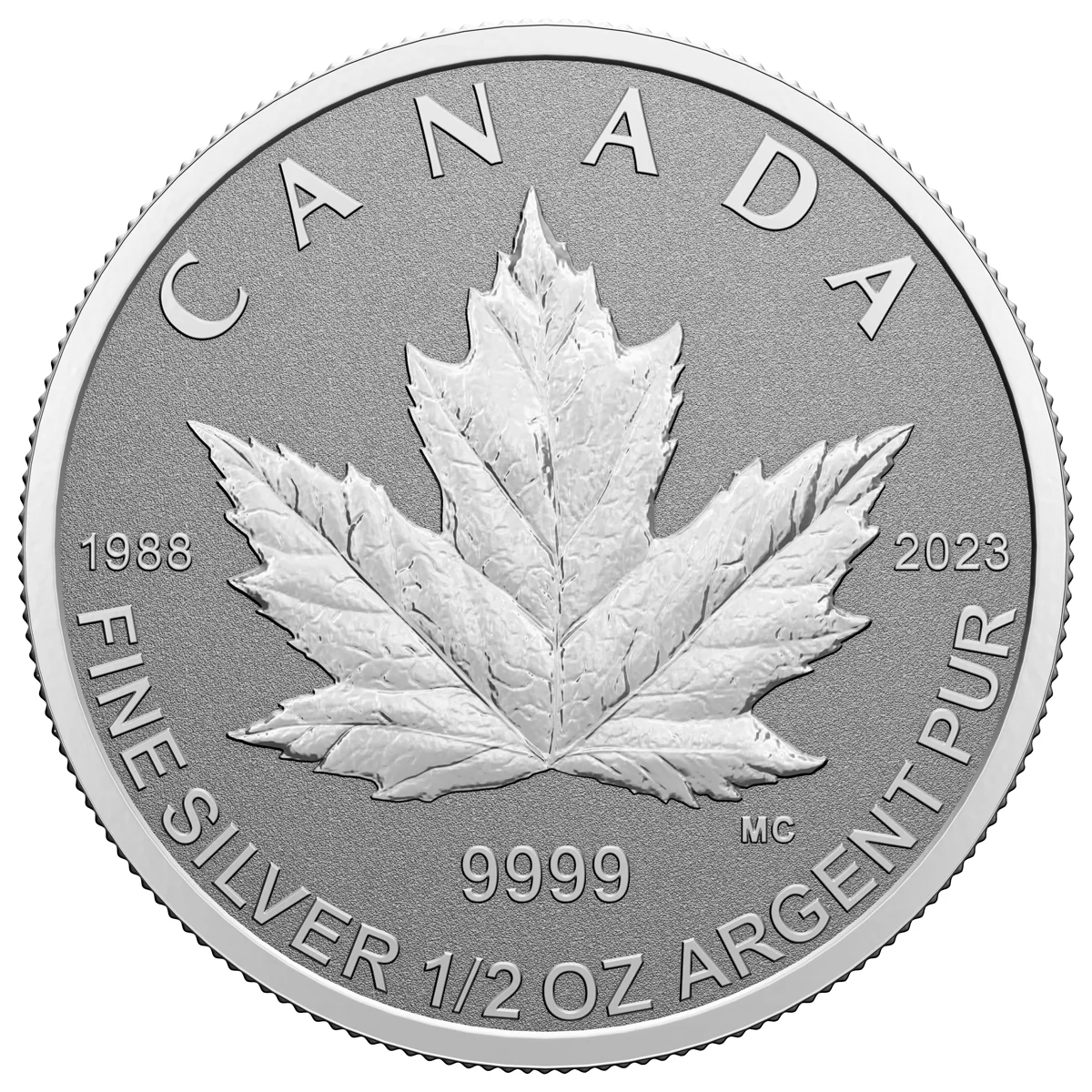 2023 35th Anniversary of the Silver Maple Leaf - Pure Silver