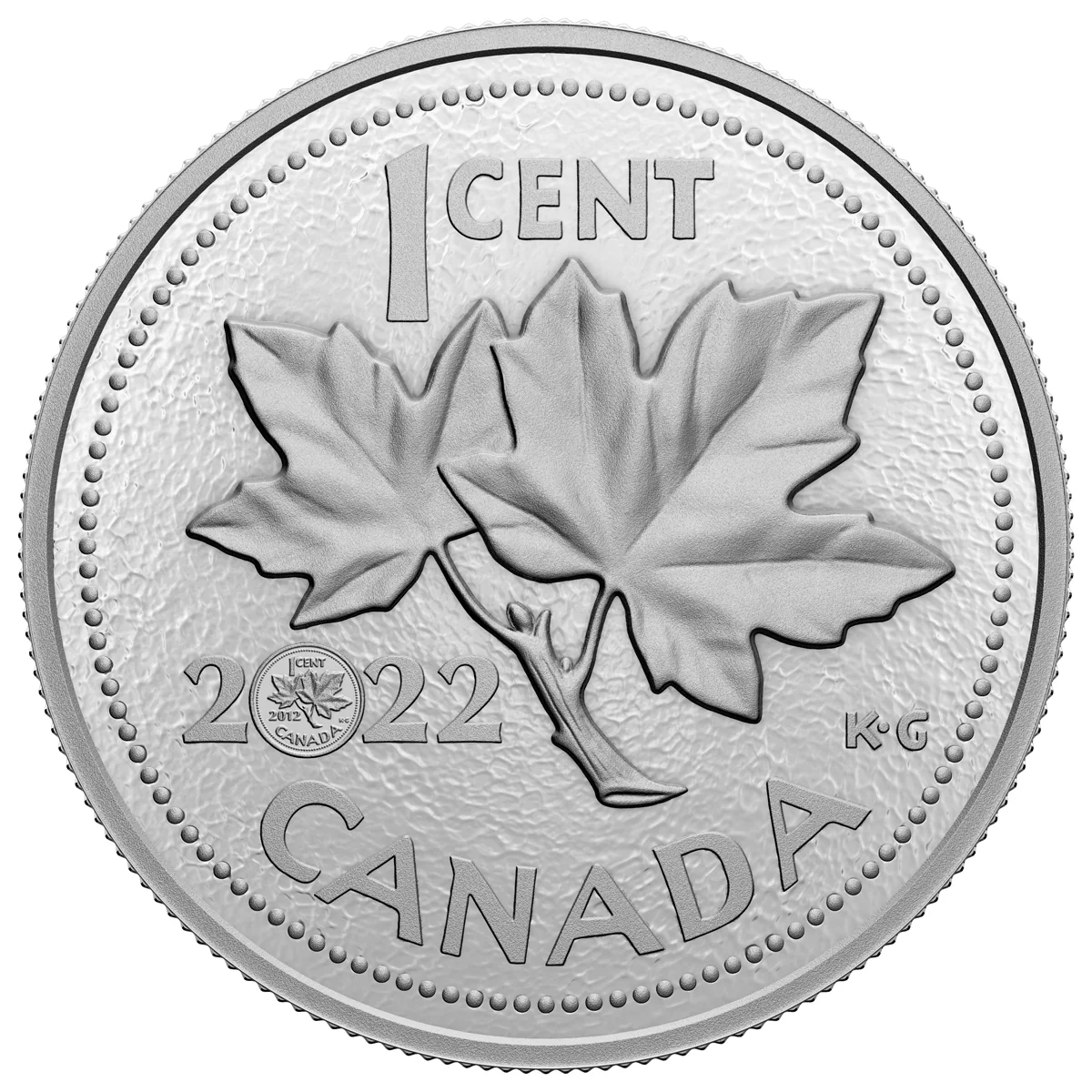 2022 1 Cent 10th Anniversary of the Last Penny - Pure Silver Coin