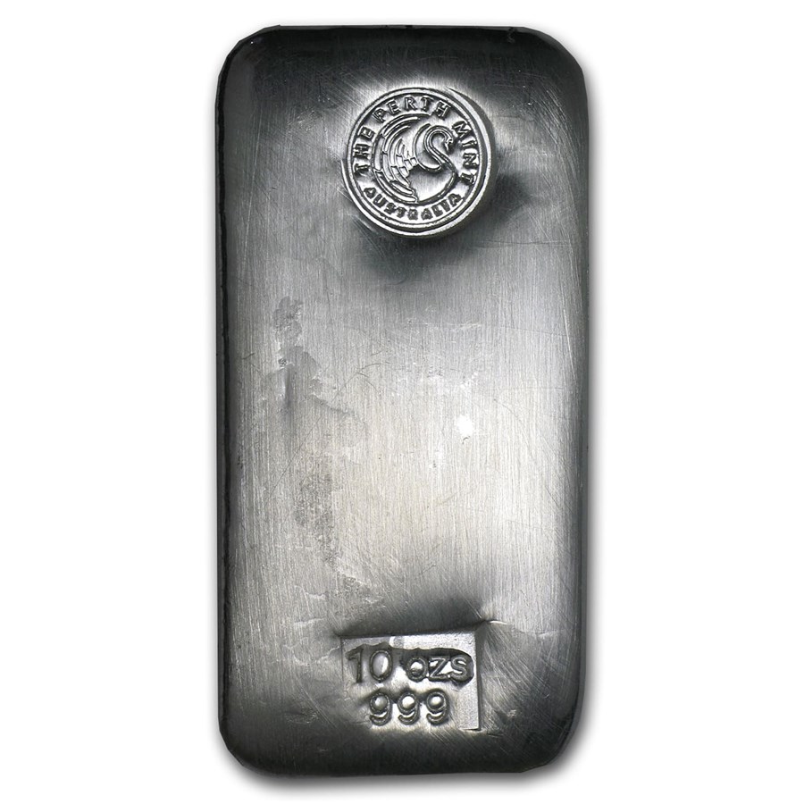 10 oz Silver Bar Perth Mint Bullion Mart