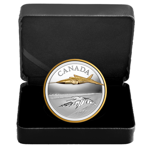 2021 5 oz. Pure Silver Coin - The Avro Arrow - Image 4