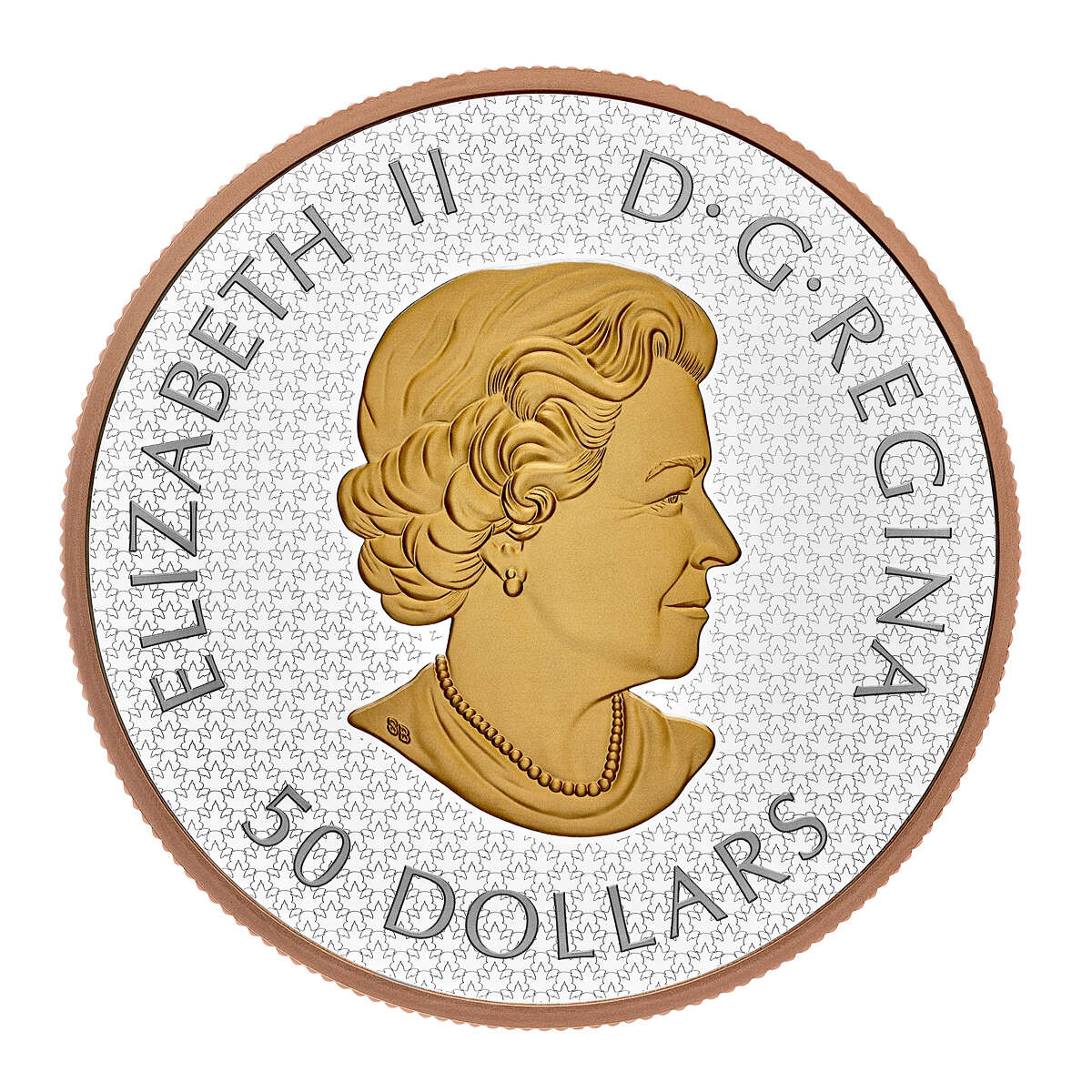 2021 $50 Maple Leaves in Motion - Pure Silver Coin - Image 2