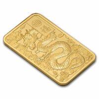 2025 5 gram Gold Bar - PAMP Good Luck: Yellow Dragon (In Assay