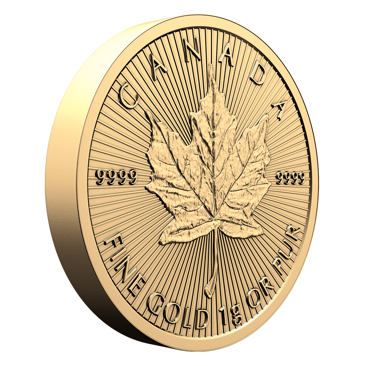 ꧁⋆megmilk⋆꧂ 2025 25x 1 gram Gold Maple Leafs Maplegram25™ (In Assay Sleeve