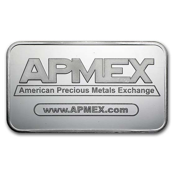 5 oz Silver Bar - APMEX - Bullion Mart