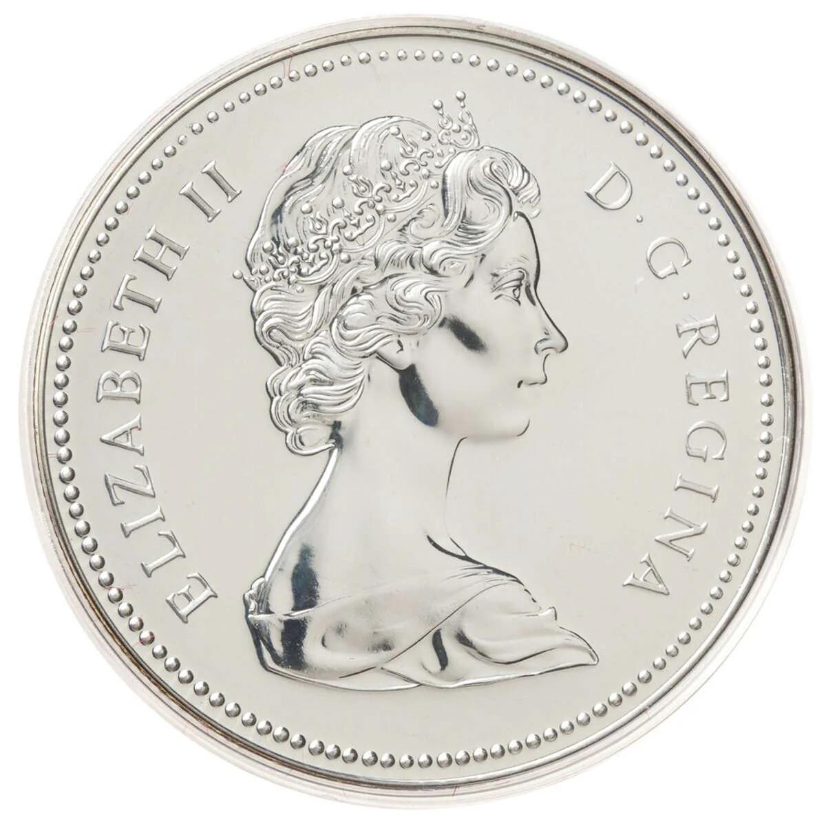 1976 $1 Library of Parliament - Silver Dollar - Image 2