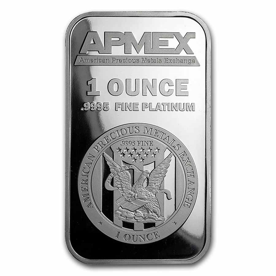 1 oz Platinum Bar - APMEX (In TEP) - Image 3
