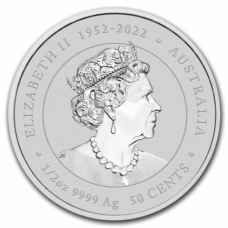 1/2 Oz Silver Lunar Dragon Australia Coin 2024 - Image 2