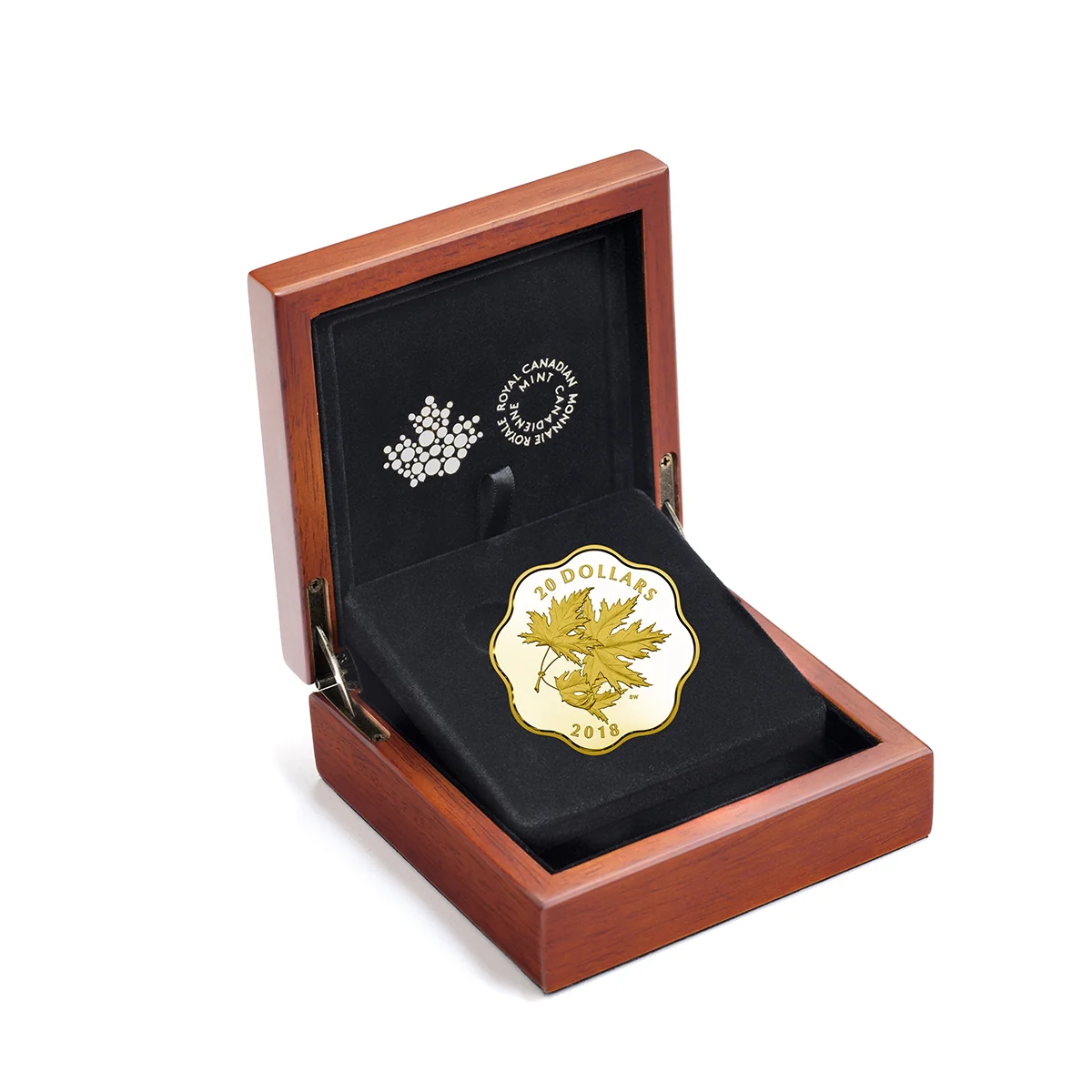 2018 $20 Iconic Maple Leaves - Pure Silver Coin - Image 3