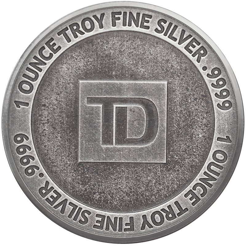 1 oz TD Silver Ball Marker - Image 3