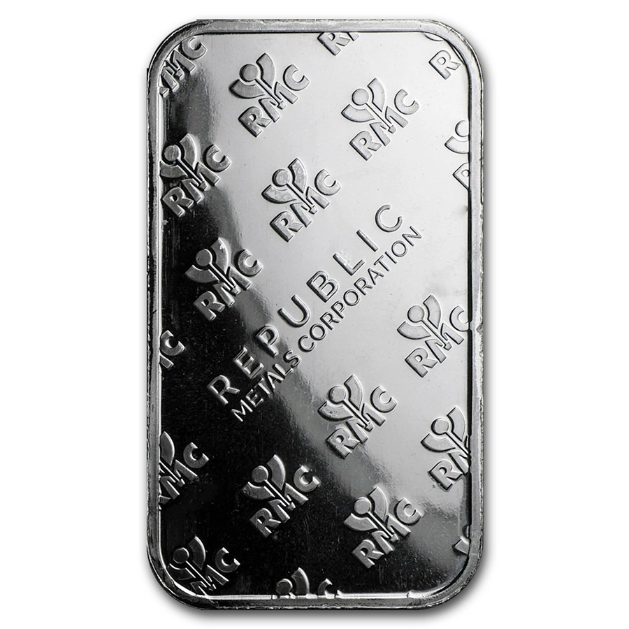 1 oz Silver Bar - Republic Metals Corporation (RMC) - Image 2