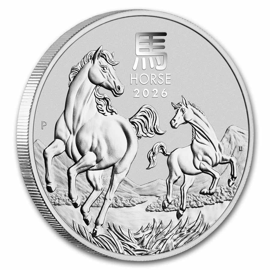 2026 1 oz Lunar III Horse Silver Coin (Australia) - Image 3