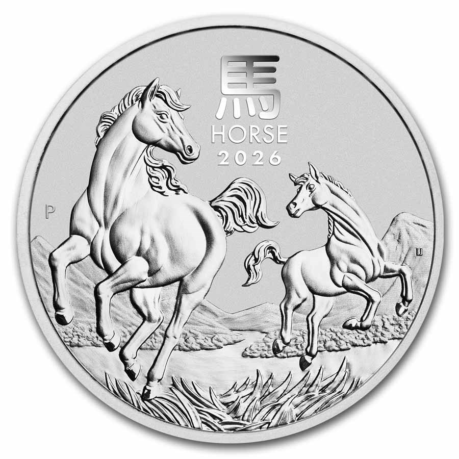 2026 1 oz Lunar III Horse Silver Coin (Australia)