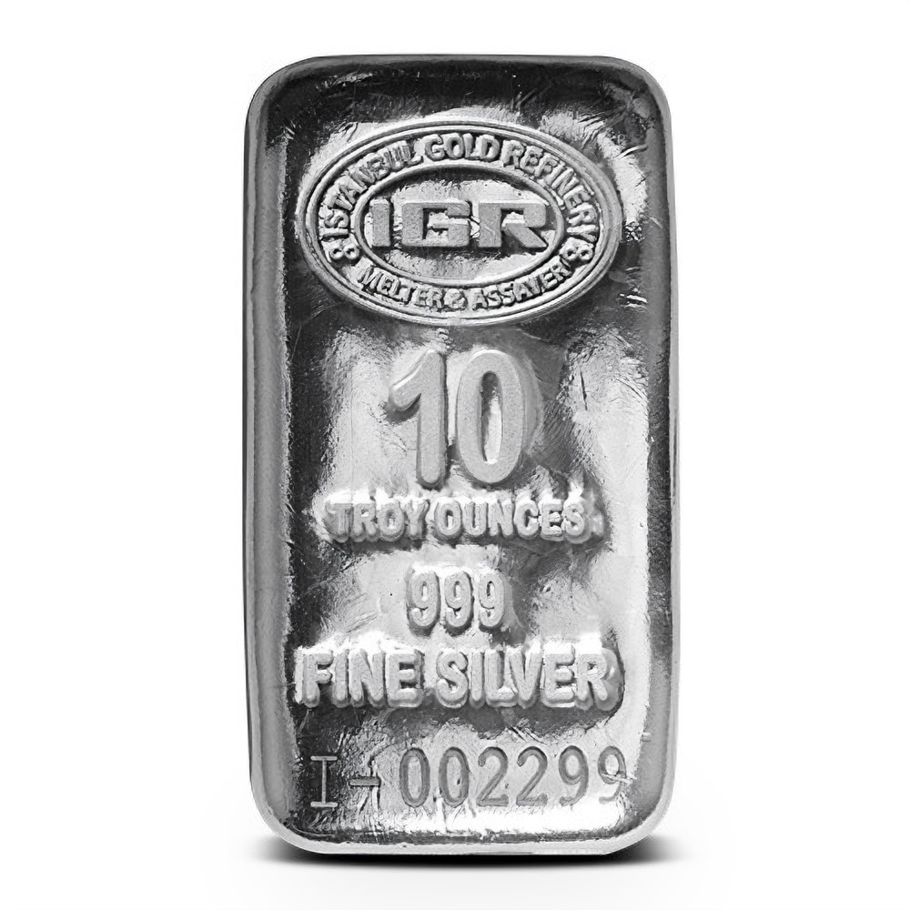 10 oz Istanbul Gold Refinery (IGR) Silver Bar