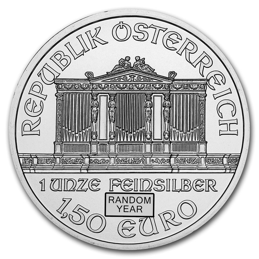 Austria 1 oz Silver Philharmonic (Random Year) - Image 2